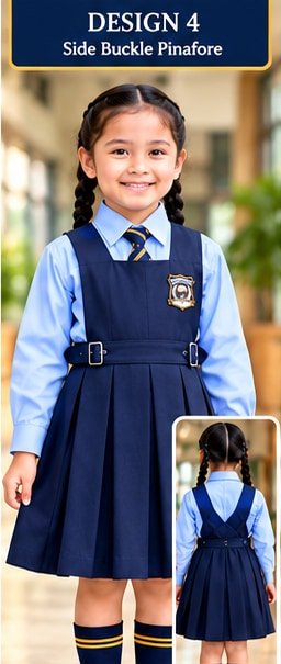 Design 4 Side Buckle Pinafore